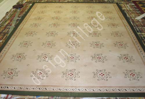 Sage Heart Leavenworth floorcloth