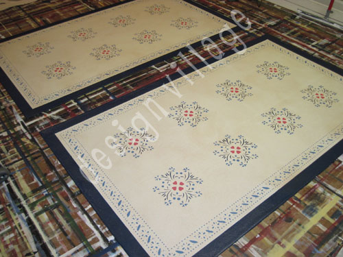Sage Heart Floorcloth