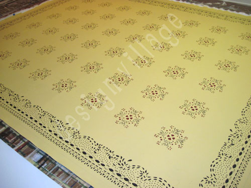 Sage-Wheeler Homestead Floorcloth