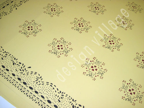 Sage-Wheeler Homestead Floorcloth