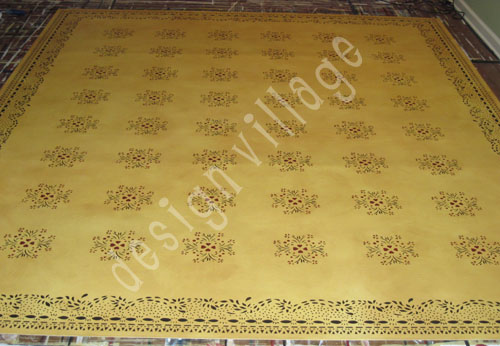 Sage-Wheeler Homestead Floorcloth