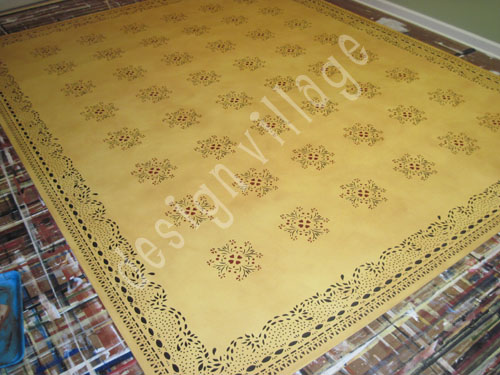 Sage-Wheeler Homestead Floorcloth