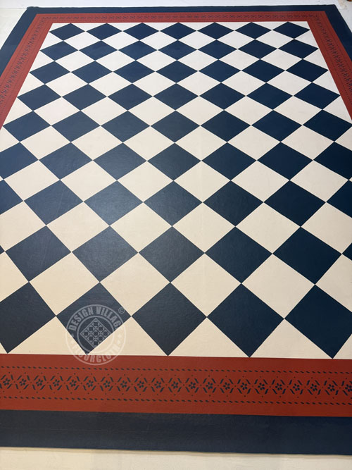 Sherwood with diamonds Floorcloth