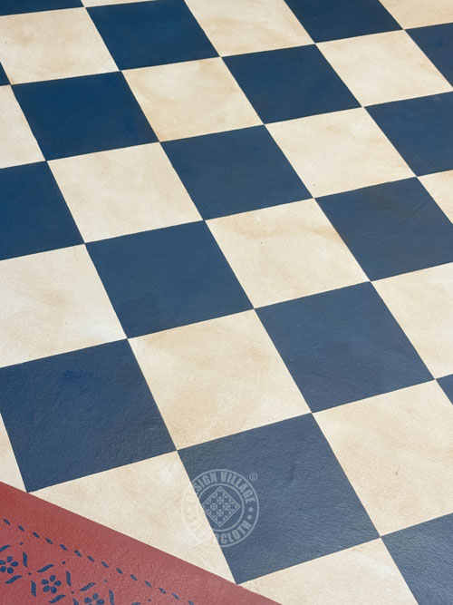 Sherwood with diamonds Floorcloth