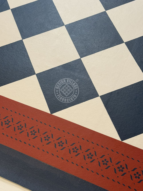 Sherwood with diamonds Floorcloth