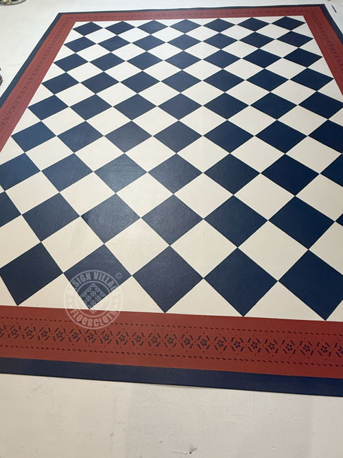 Sherwood with diamonds Floorcloth