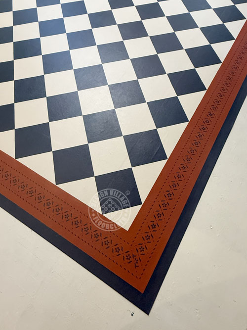 Sherwood with diamonds Floorcloth