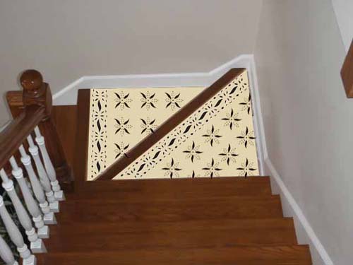 Floorcloth for Stairs