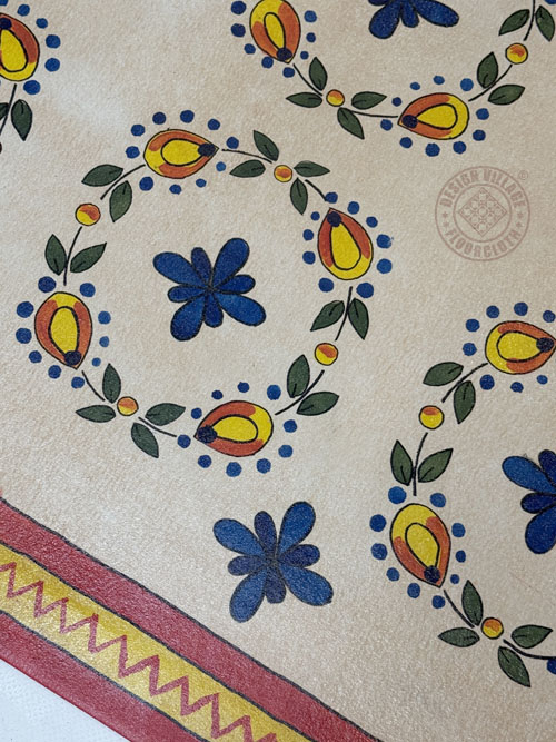 Talavera Tiles Floorcloth