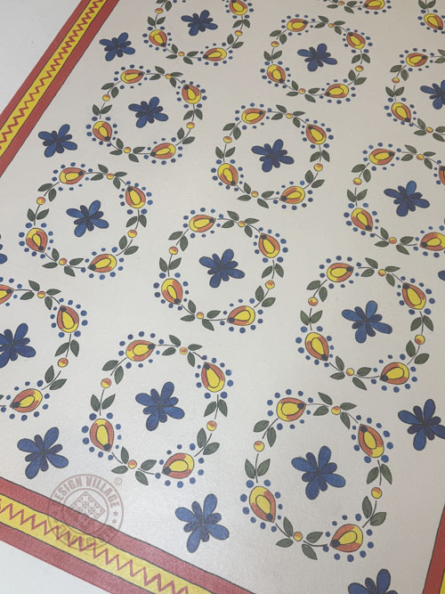 Talavera Tiles Floorcloth