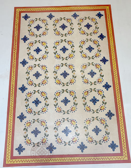 Talavera Tiles Floorcloth