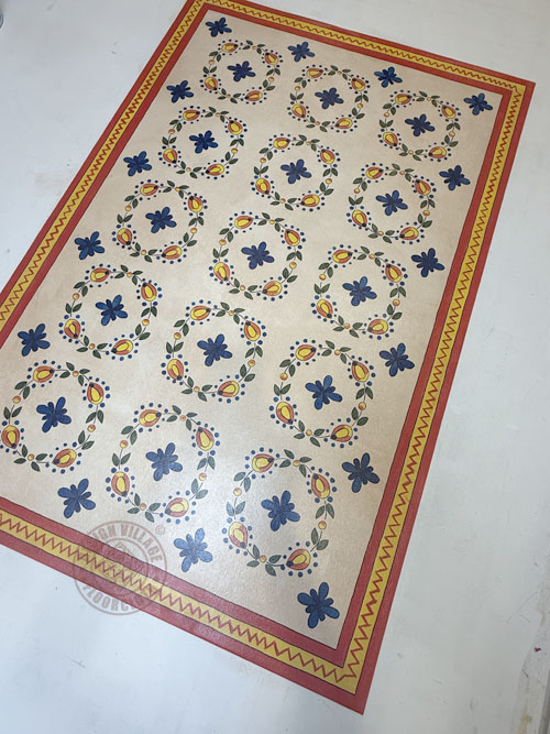 Talavera Tiles Floorcloth