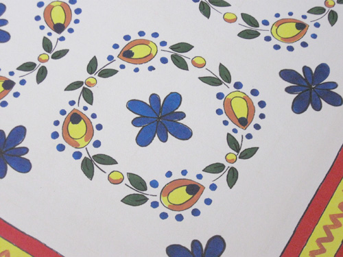 Talavera Tiles Floorcloth