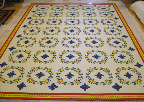 Talavera Tiles Floorcloth