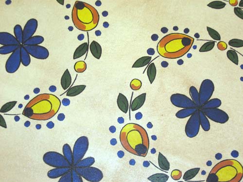 Talavera Tiles Floorcloth