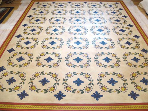 Talavera Tiles Floorcloth