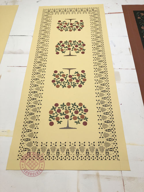 Tree of Life floorcloth