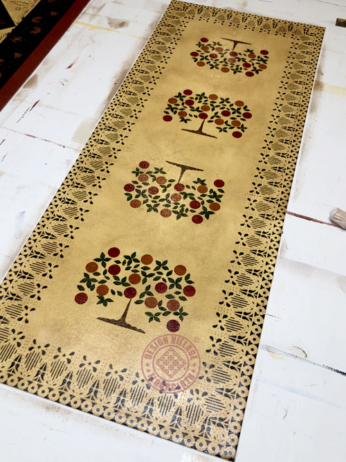 Tree of Life floorcloth