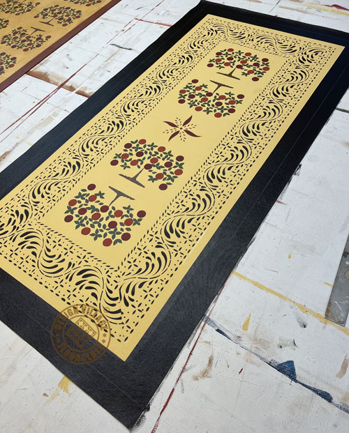 Tree of Life floorcloth