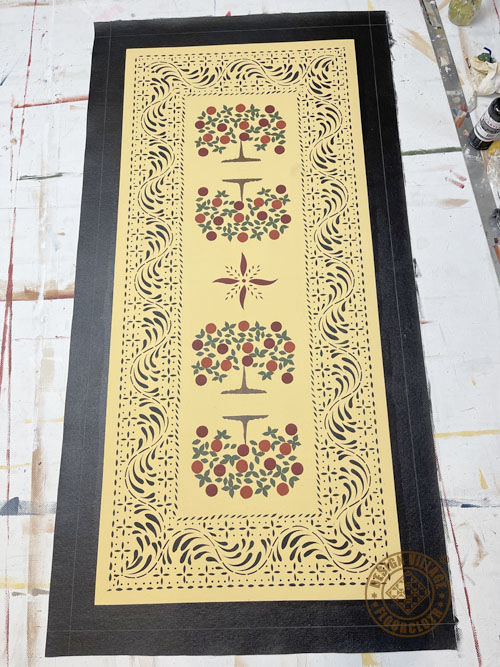 Tree of Life floorcloth