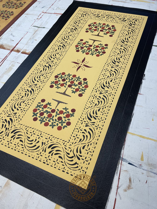 Tree of Life floorcloth