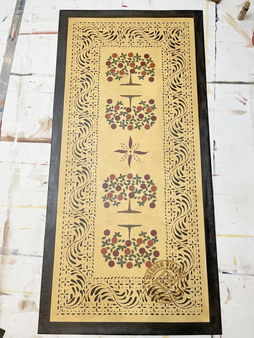 Tree of Life floorcloth