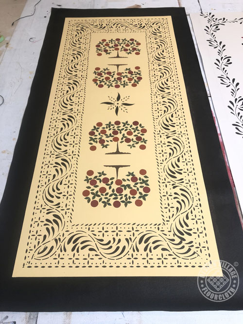 Tree of Life floorcloth