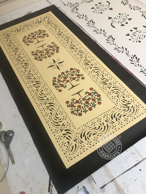 Tree of Life floorcloth