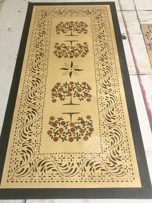 Tree of Life floorcloth