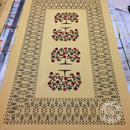 Tree of Life floorcloth