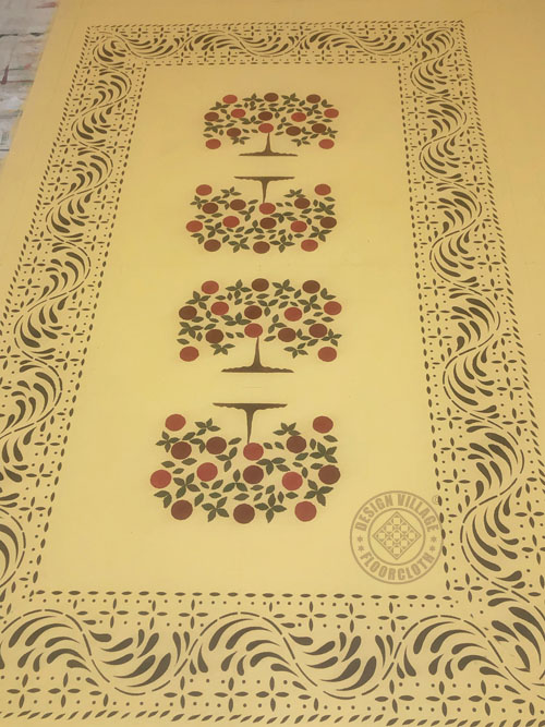 Tree of Life floorcloth