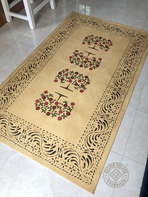 Tree of Life floorcloth