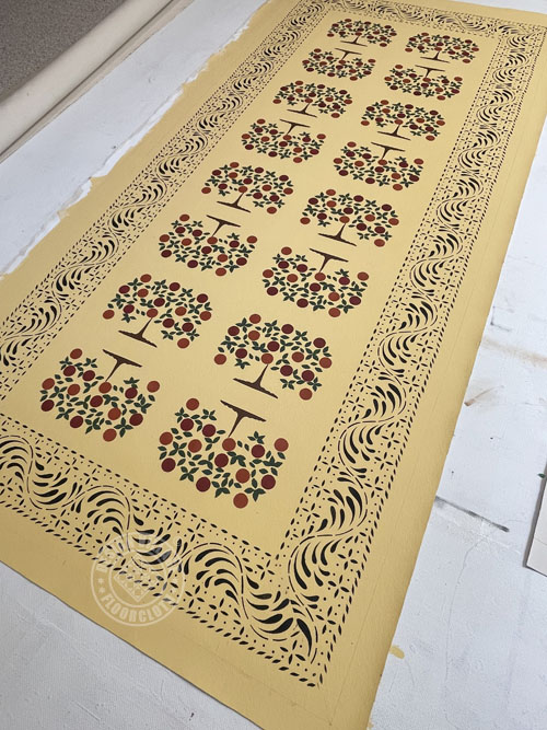 Tree of Life floorcloth