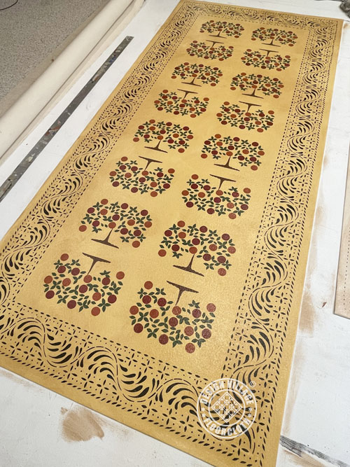 Tree of Life floorcloth