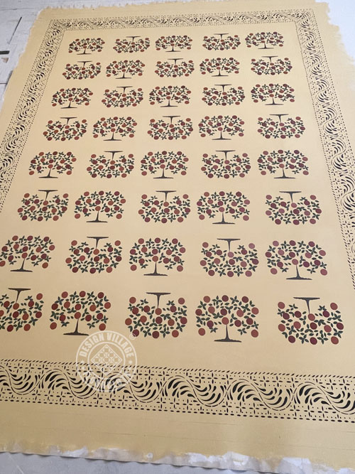 Tree of Life floorcloth