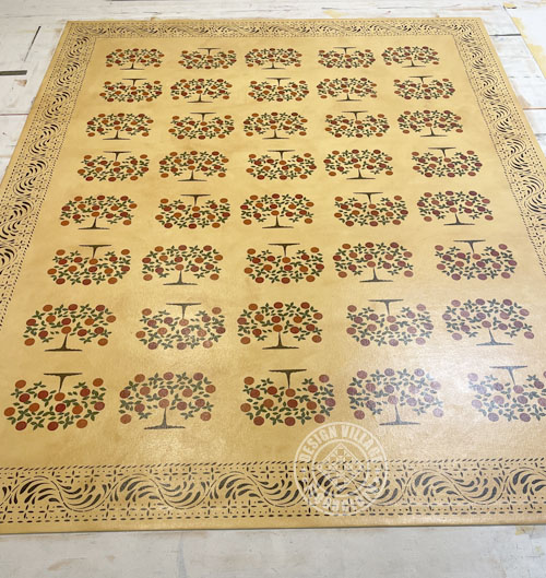 Tree of Life floorcloth