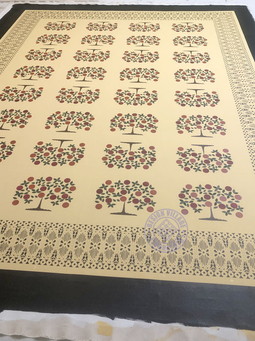 Tree of Life floorcloth