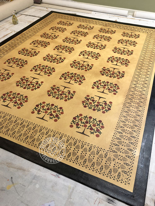 Tree of Life floorcloth