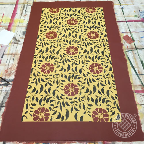 Valley of Flowers Floorcloth