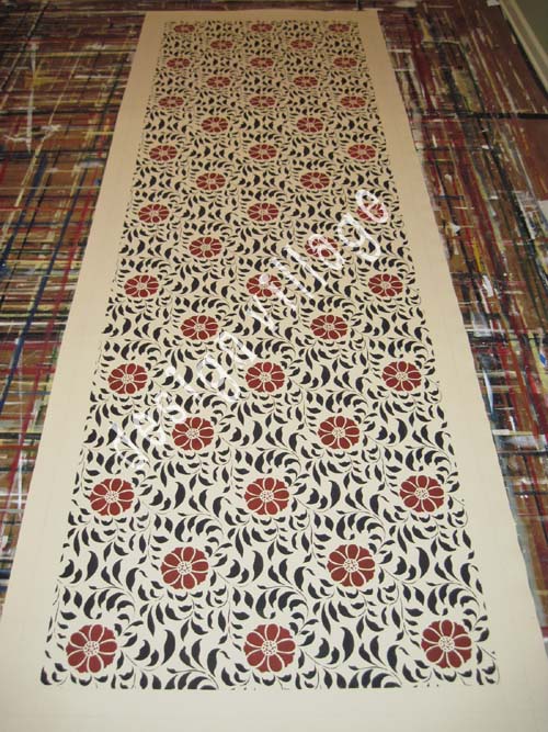 Valley of Flowers Floorcloth #2