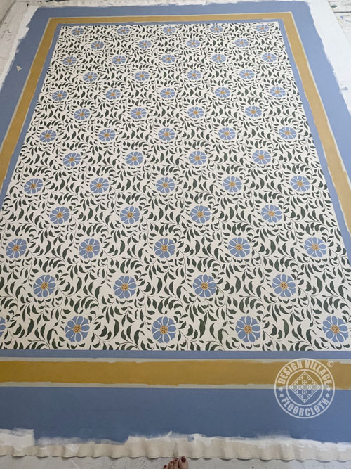 Valley of Flowers Floorcloth