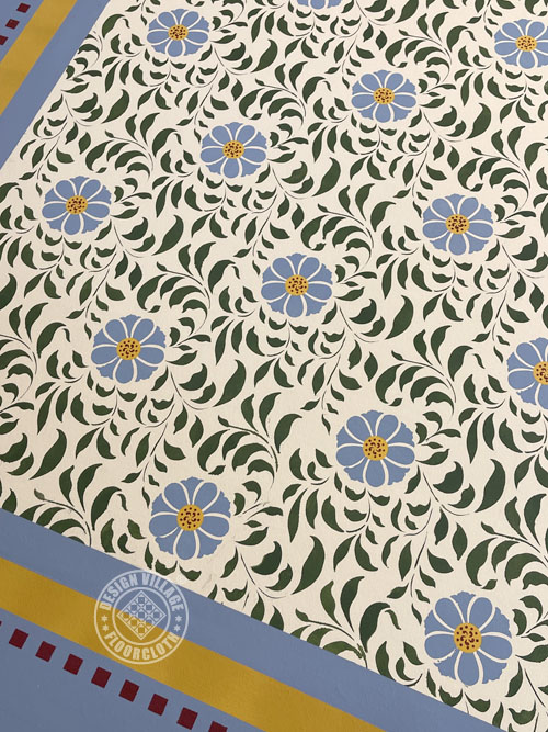 Valley of Flowers Floorcloth
