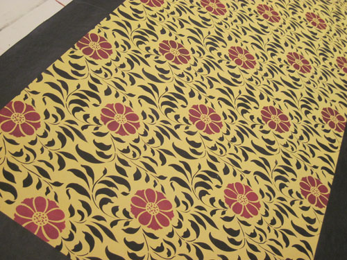 Valley of Flowers Floorcloth