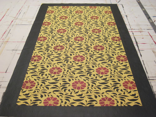 Valley of Flowers Floorcloth