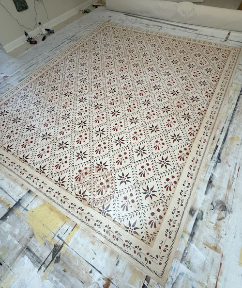 Wayside Inn Floorcloth