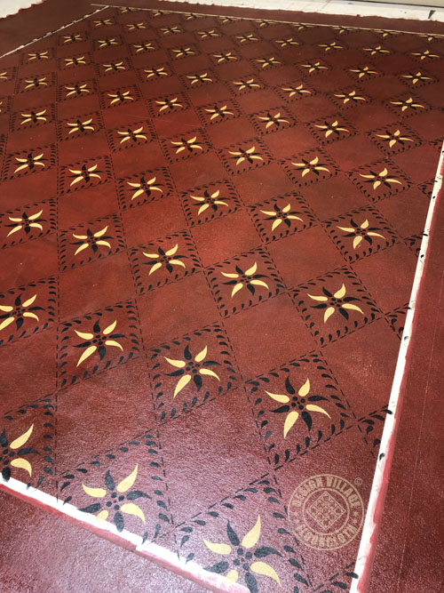 Wayside Inn Floorcloth