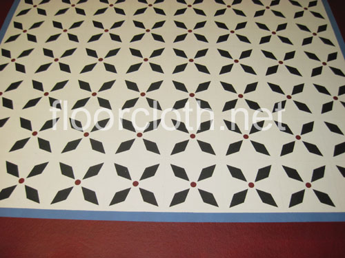 Weston Colonial Floorcloth in Pearl Essence