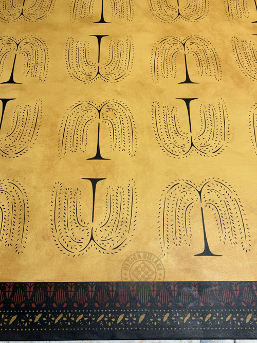 Primitive Willow Floorcloth