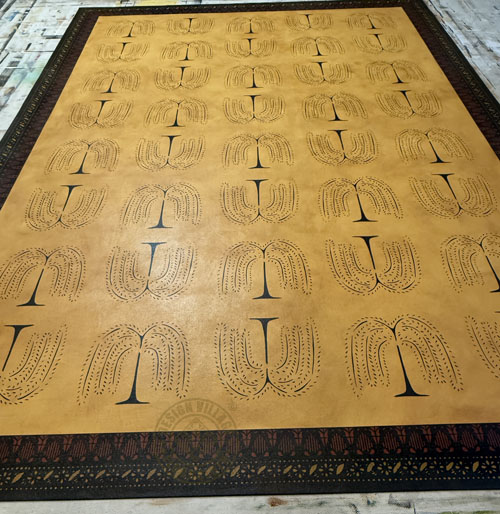 Primitive Willow Floorcloth