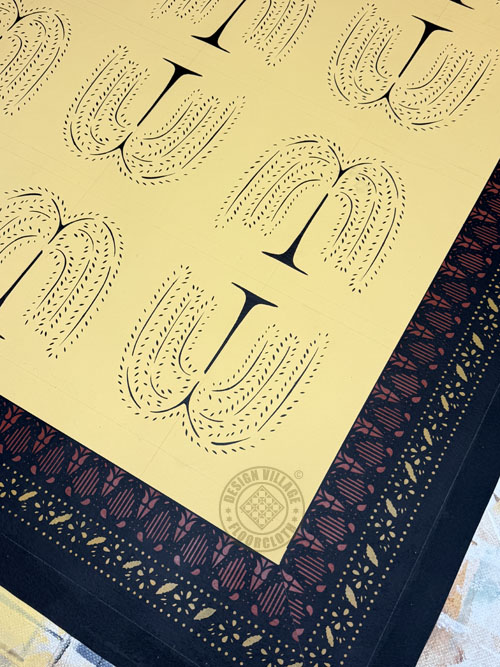 Primitive Willow Floorcloth